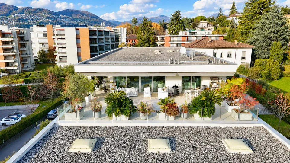 Super Attico Esclusivo con Terrazza Panoramica | Lugano–Viganello