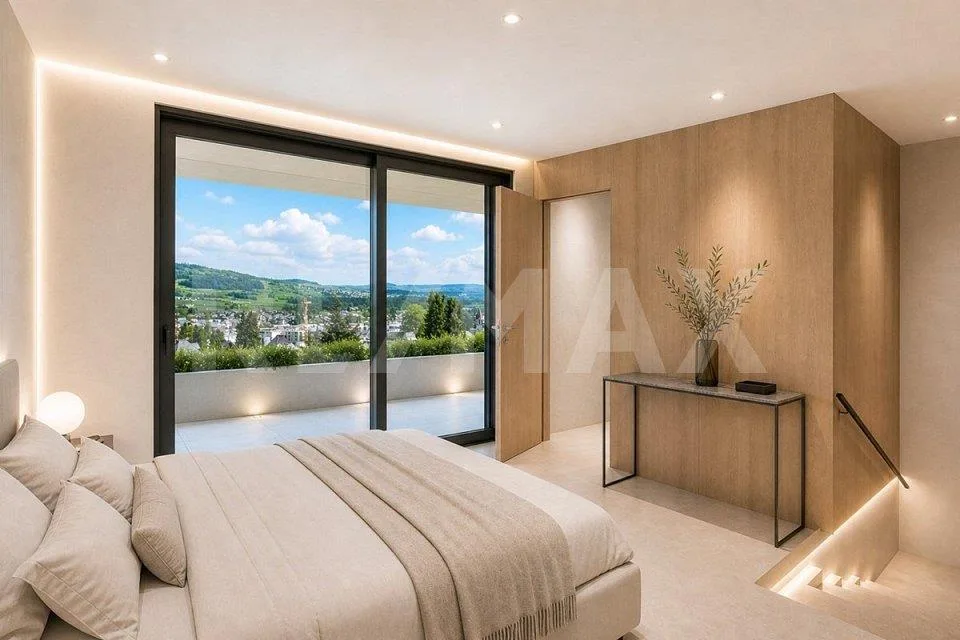 Nähe A1 und Lenzburg, 4 REFH, Hanglage mit Weitsicht, Penthouse-Attikazimmer, Terrasse und Garten – Foto 8 von 12