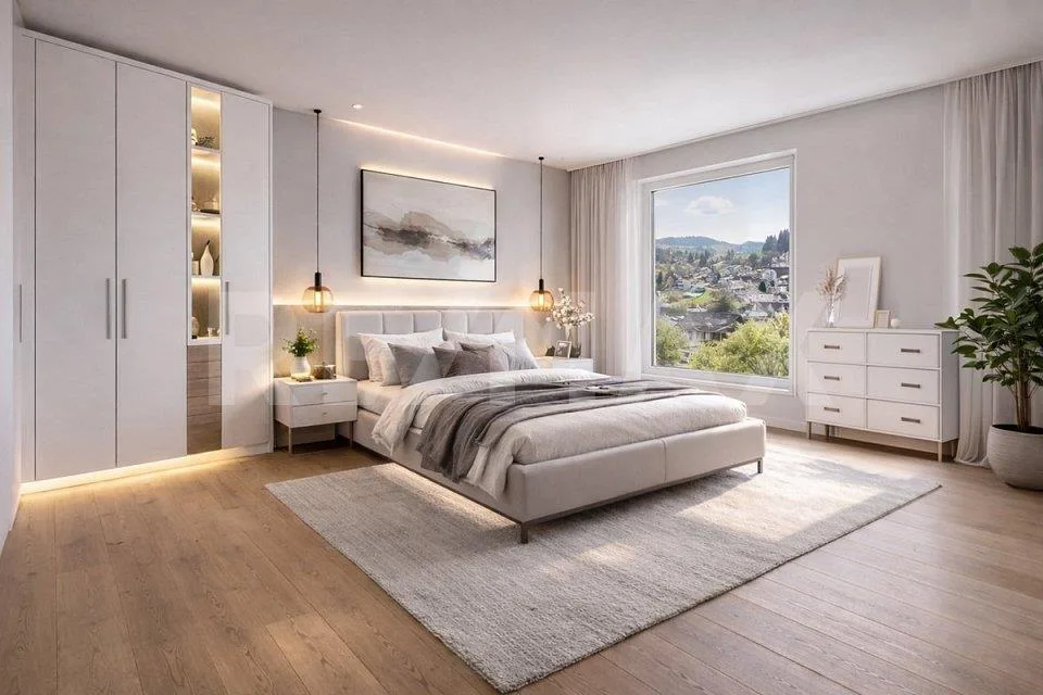 Nähe A1 und Lenzburg, 4 REFH, Hanglage mit Weitsicht, Penthouse-Attikazimmer, Terrasse und Garten – Foto 7 von 12