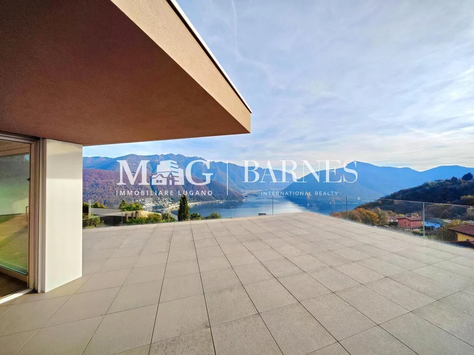 Lugano, Carona: Attico 5.5 locali vista lago con grande terrazza – Foto 8 von 13
