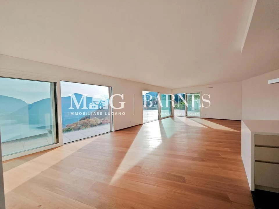 Lugano, Carona: Attico 5.5 locali vista lago con grande terrazza – Foto 7 von 13