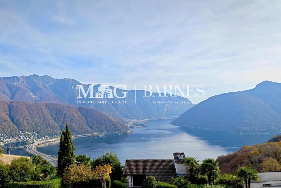 Lugano, Carona: Attico 5.5 locali vista lago con grande terrazza