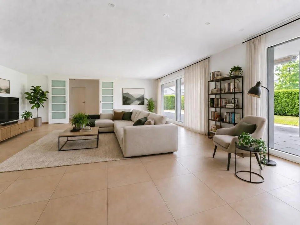 Paradiso: appartamento di giardino 6 ½ locali con molto intorno
