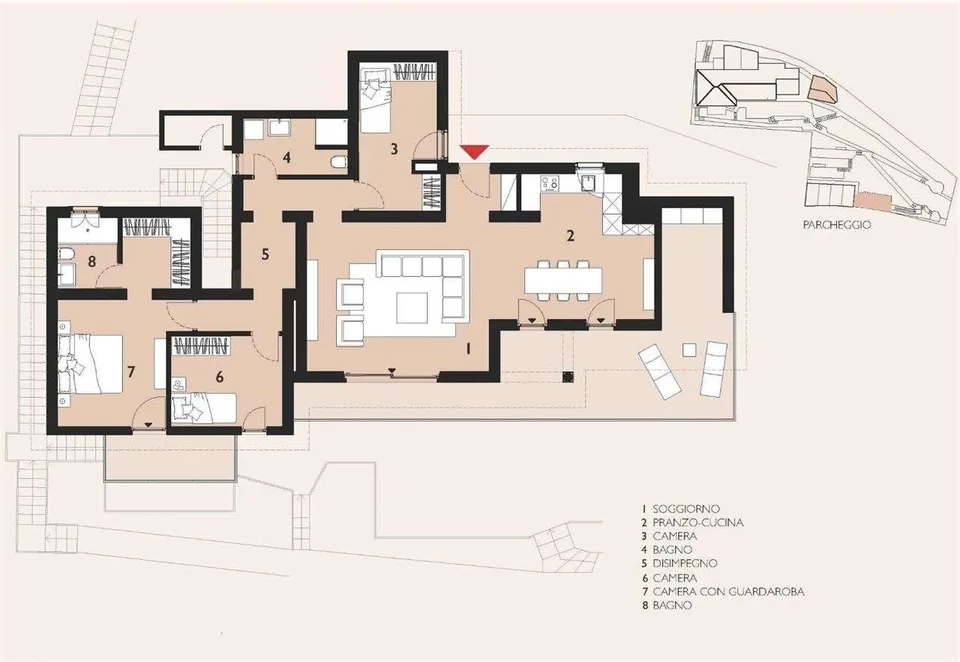 2473_Montagnola, appartement rénové 4.5 pièces avec vue sur le lac – photo 11 sur 11