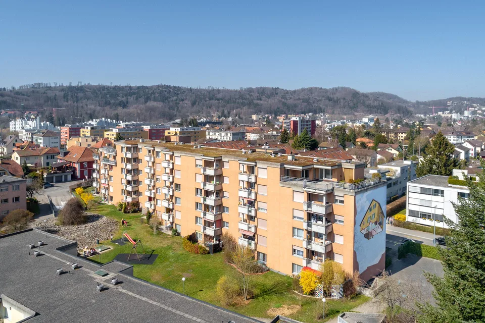 Nur 5 Gehminuten bis zum Bahnhof Wettingen