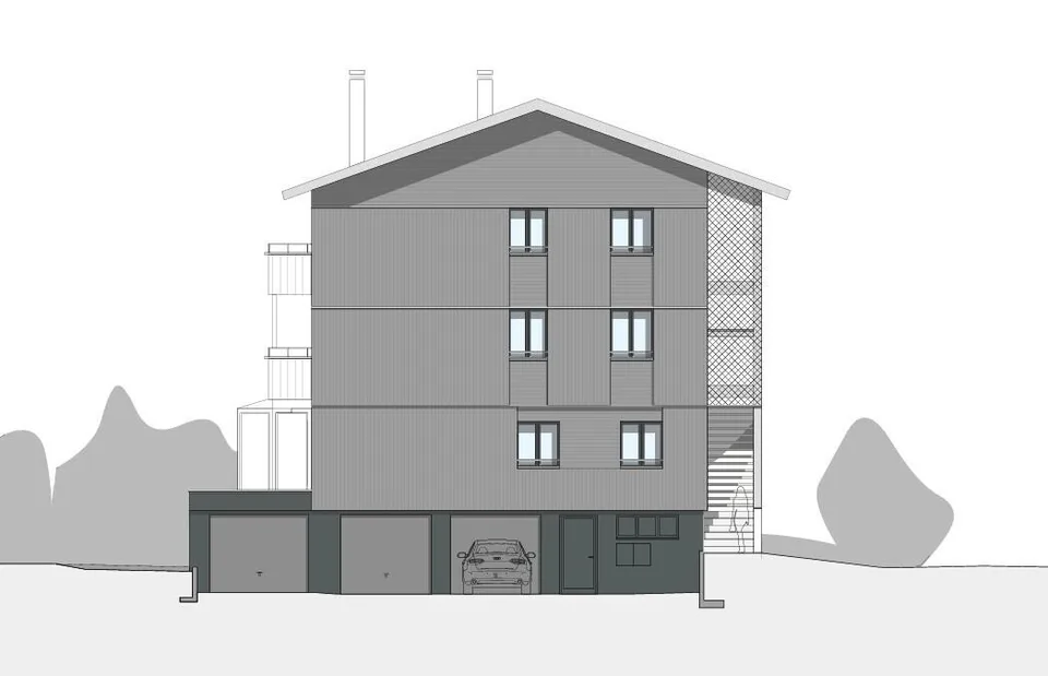 Appartement de jardin avec serre et beaucoup de confort de vie