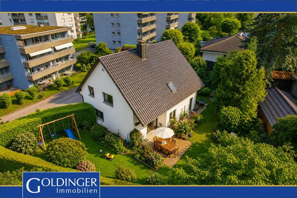 Familienglück mit Gartenparadies