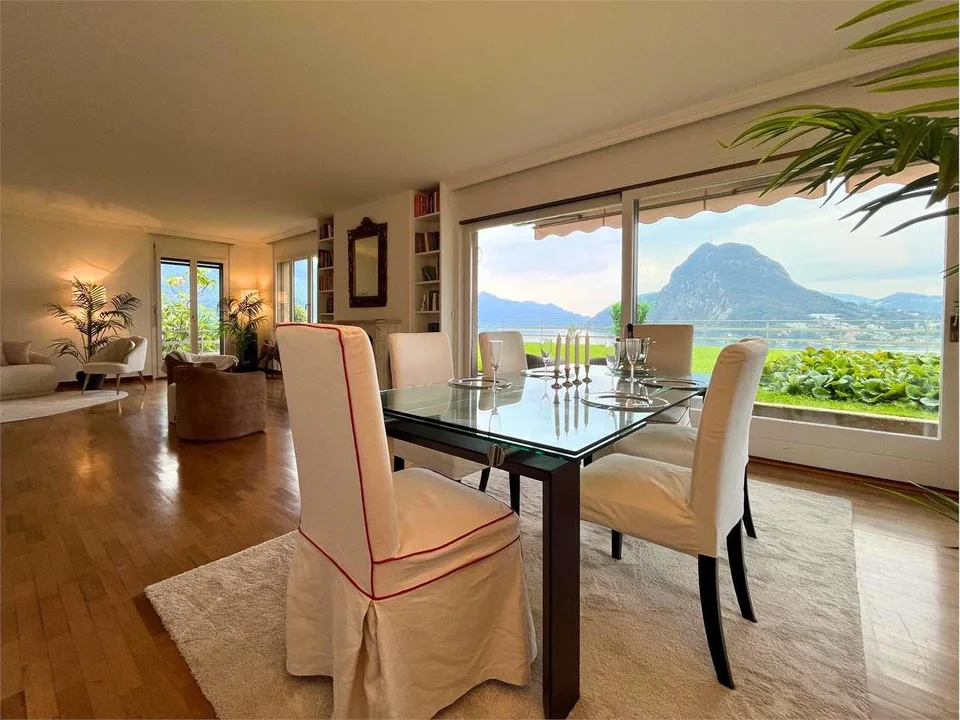 Appartement 5.5 in Castagnola mit Seeblick und Garten