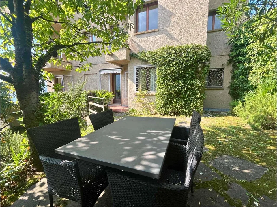 Appartement 5.5 in Castagnola mit Seeblick und Garten