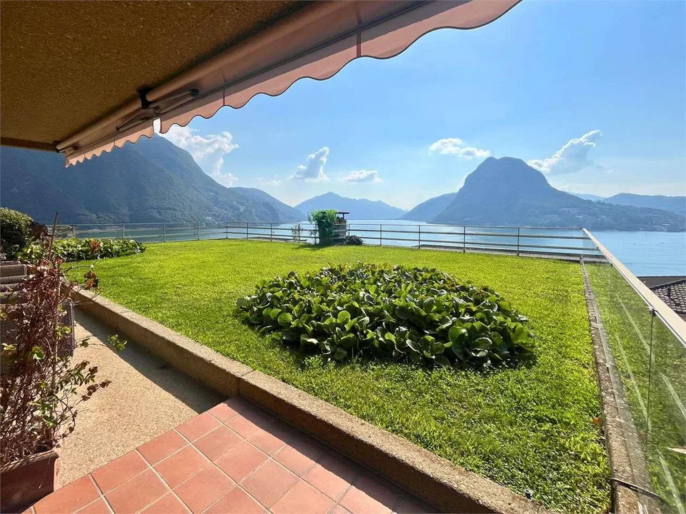 Appartement 5.5 in Castagnola mit Seeblick und Garten