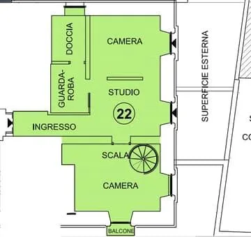 Duplex di charme con terrazza a Castagnola – foto 21 di 35