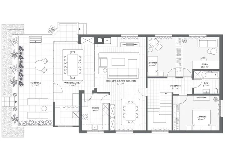 VOIR GRAND - MAISON INDIVIDUELLE SOIGNÉE DE 7,5 PIÈCES – photo 12 sur 13