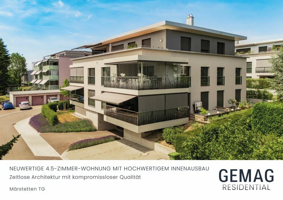 Neuwertige 4.5-Zimmer-Wohnung mit hochwertigem Innenausbau