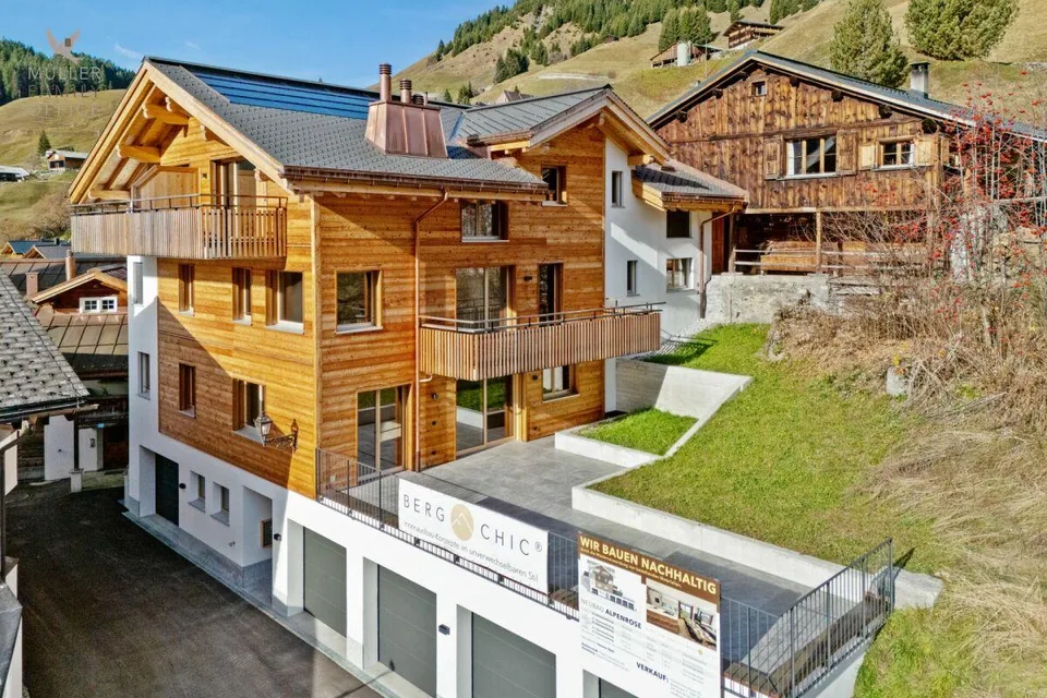 Sogno di casa nuova nel moderno stile di montagna - appartamento di 3,5 locali con balcone magnifico (seconda casa)