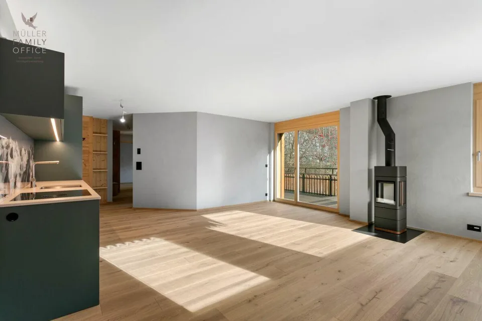 Sogno di casa nuova nel moderno stile di montagna - appartamento di 3,5 locali con balcone magnifico (seconda casa)
