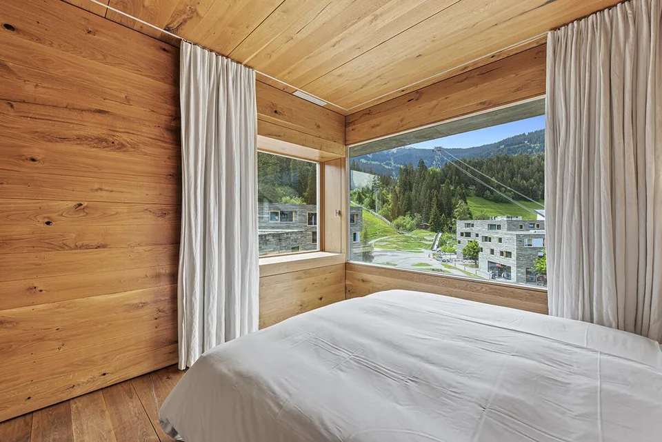 rocksresort 1: appartamento vacanze gestito al 3° piano a Laax