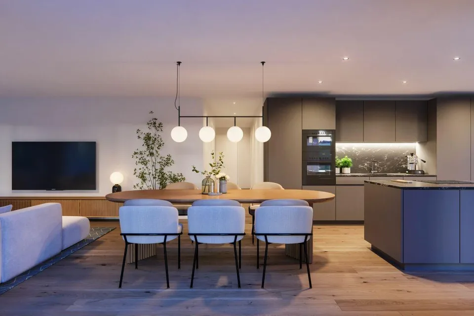 Appartamento di giardino 4,5 locali nel nuovo edificio DUO - vita esclusiva con solo 2 parti