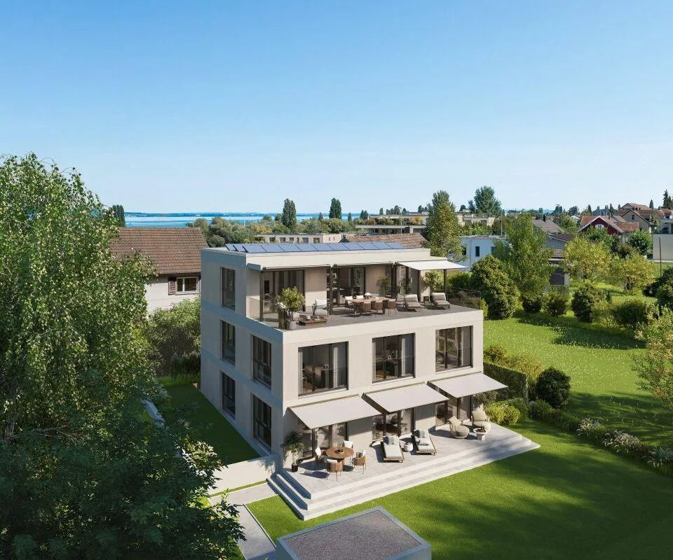 Appartamento di giardino 4,5 locali nel nuovo edificio DUO - vita esclusiva con solo 2 parti