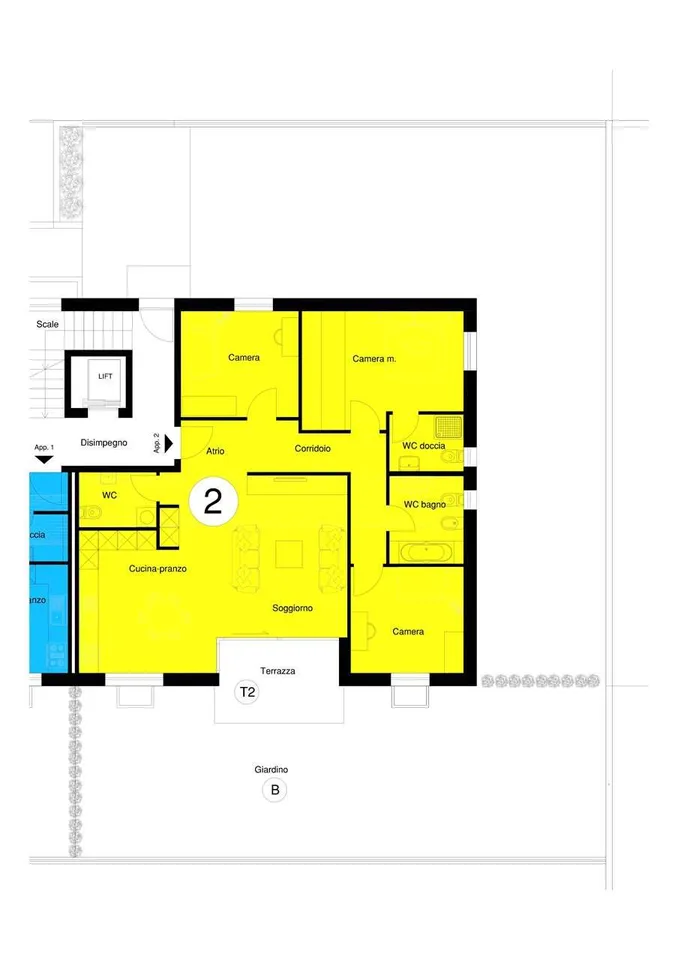 Cadenazzo - Modernes 4.5-Zimmer-Wohnung mit großem privatem Garten – Foto 12 von 13