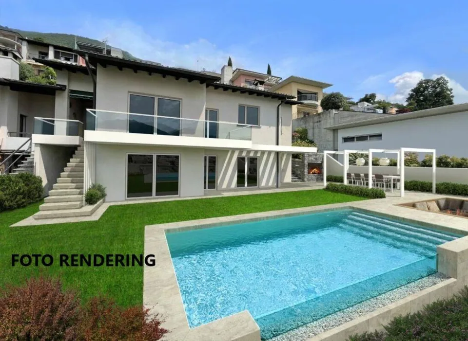 Bellissima Casa bifamiliare a schiera di 8.5 locali con piscina e vista mozzafiato – foto 15 di 26