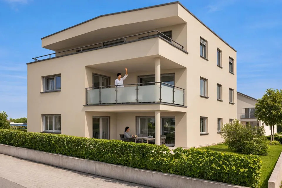 Appartamento di 4,5 locali con sala hobby e carport