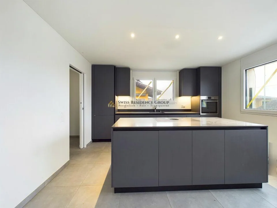 Neubau eines Einfamilienhauses mit 4,5 Zimmern mit privatem Garten