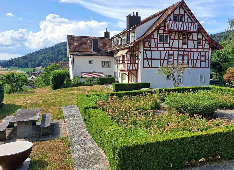 Hoch oben im Riegelhaus - ausgestattet mit der Haustechnik von heute