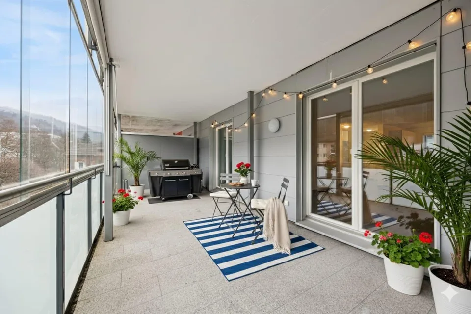 Trimbach: Sonnige 2.5-Zi.-Eigentumswohnung mit 43.6 m² Terrasse