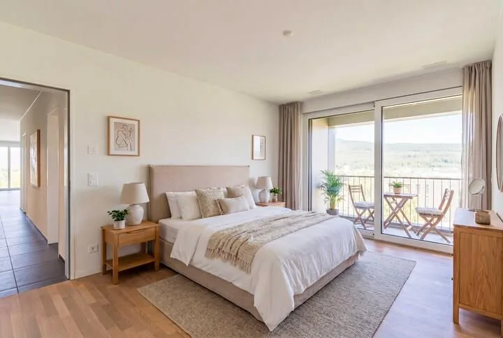 MODERNE WOHNUNG MIT WEITBLICK AM STADTRAND