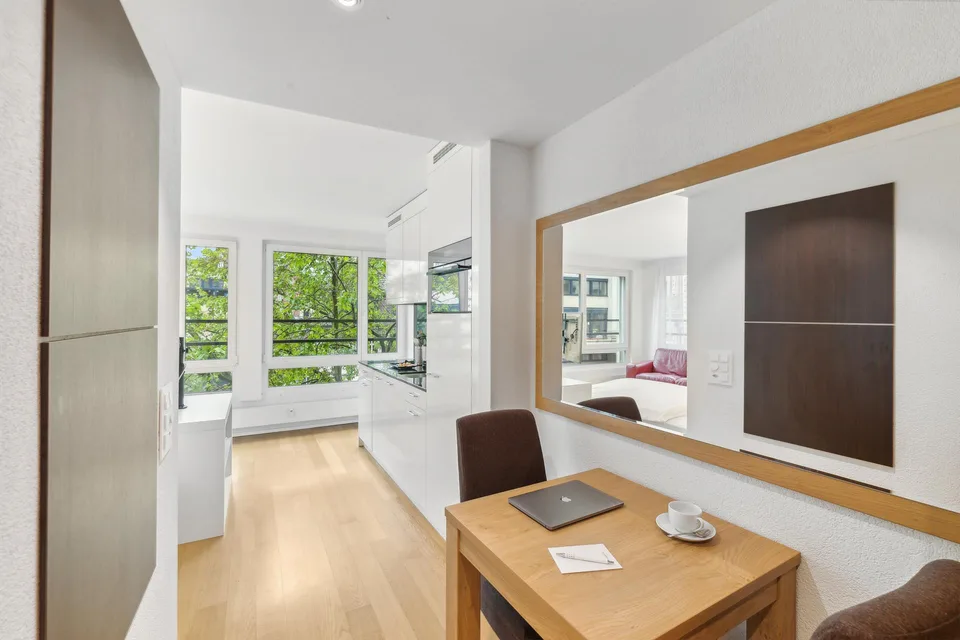 Möblierte 1-Zimmer-Wohnung mit Service - Stadtzentrum Basel – Foto 8 von 14