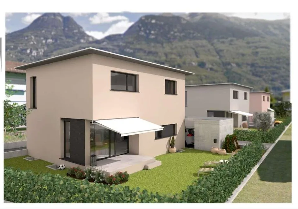 Moderna Villa Unifamiliare con Giardino da costruire