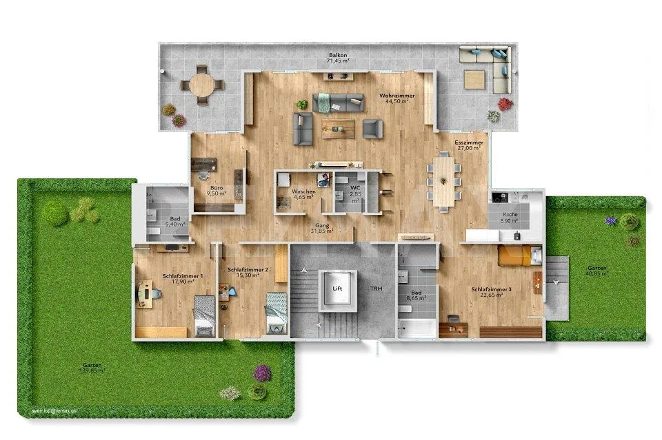 5 ½-Zimmer-Wohnerlebnis mit Bergsicht, Garten und höchstem Wohnkomfort – Foto 13 von 13