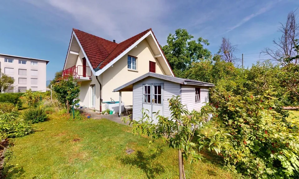 Maison idyllique de 5 pièces avec paradis de jardin près de la Dünnern