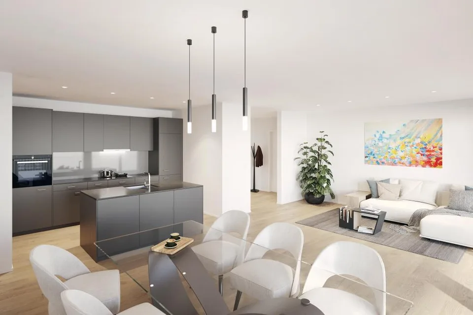 Appartement 3,5 pièces (rez-de-chaussée + 1er étage)