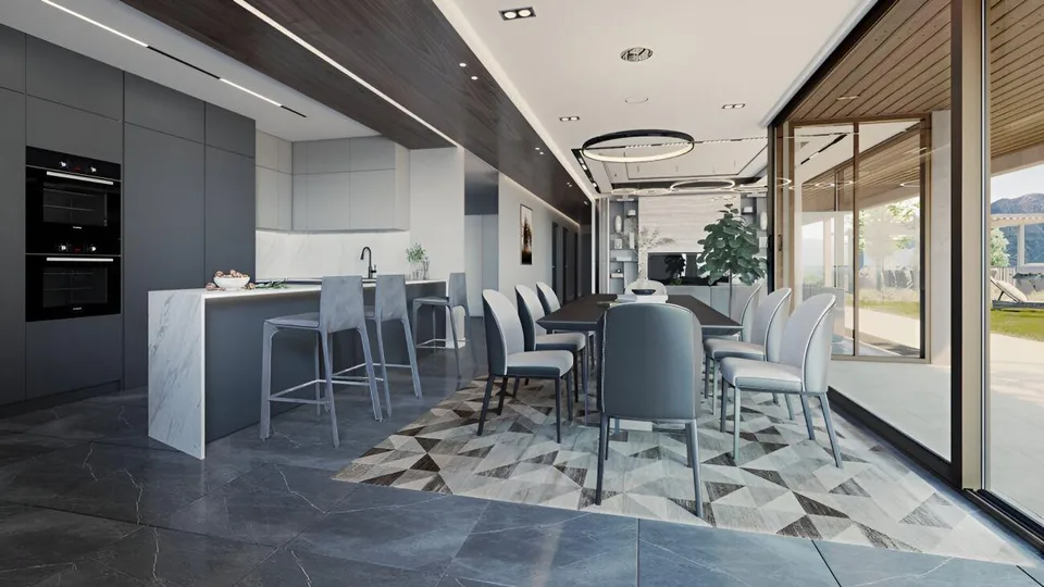 Modernes und prästigeträchtiges 4.5-Zimmer-Apartment mit Terrasse, privatem Garten und atemberaubendem Seeblick
