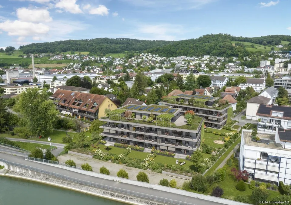 NUOVA COSTRUZIONE - INGRESSO ESTATE 2027: VivAare Döttingen - Vivere direttamente sull'Aare