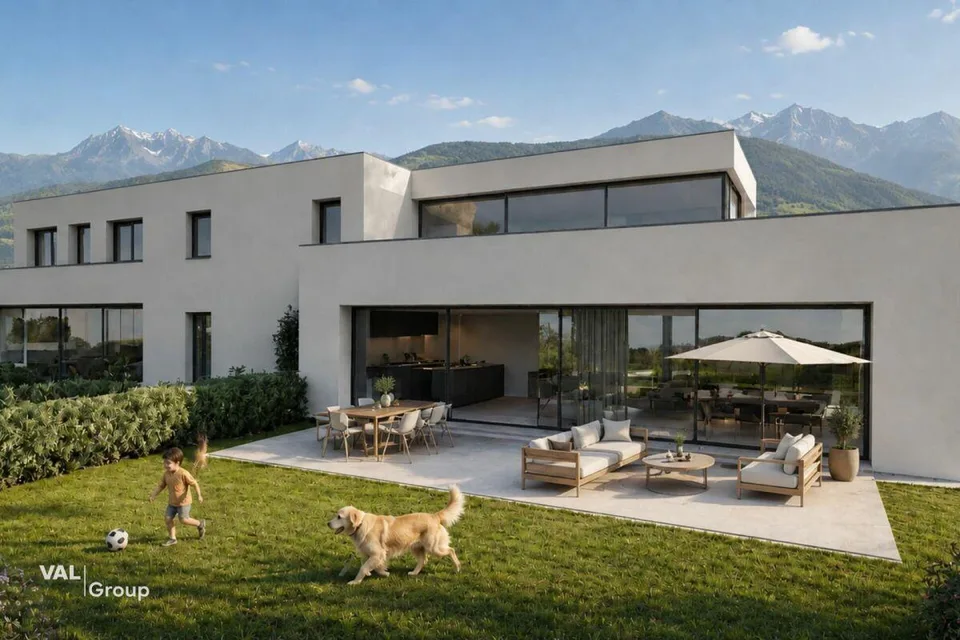 Wunderschöne Penthousewohnung mit zwei schönen Terrassen und privatem Garten im Erdgeschoss