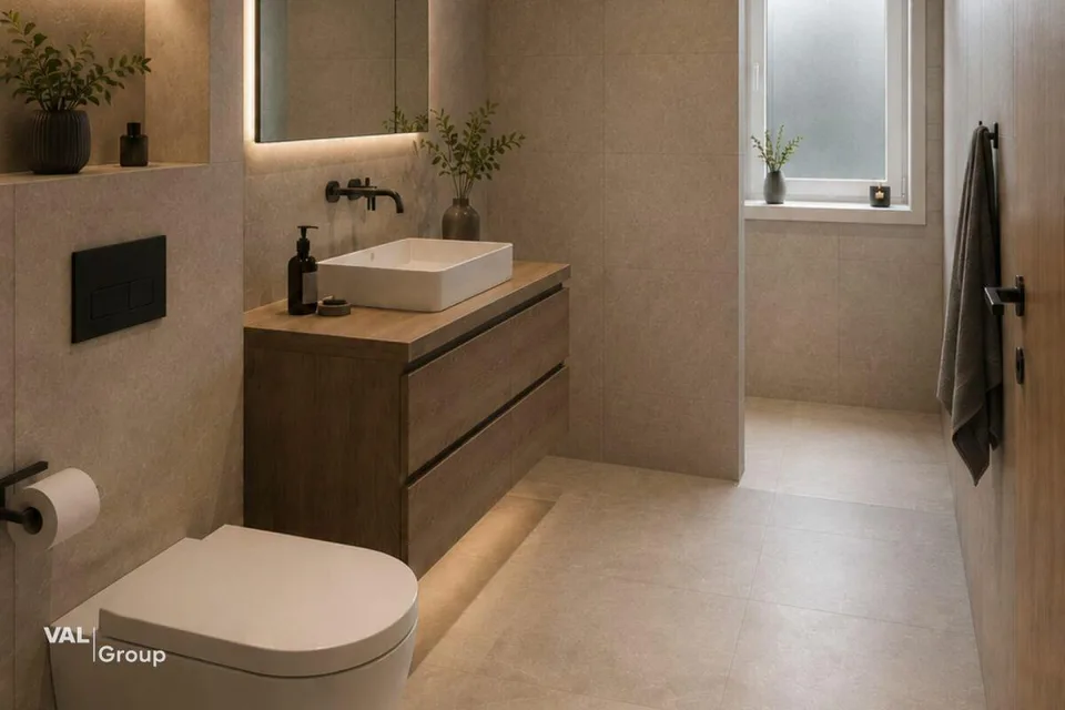 Wunderschöne Penthousewohnung mit zwei schönen Terrassen und privatem Garten im Erdgeschoss