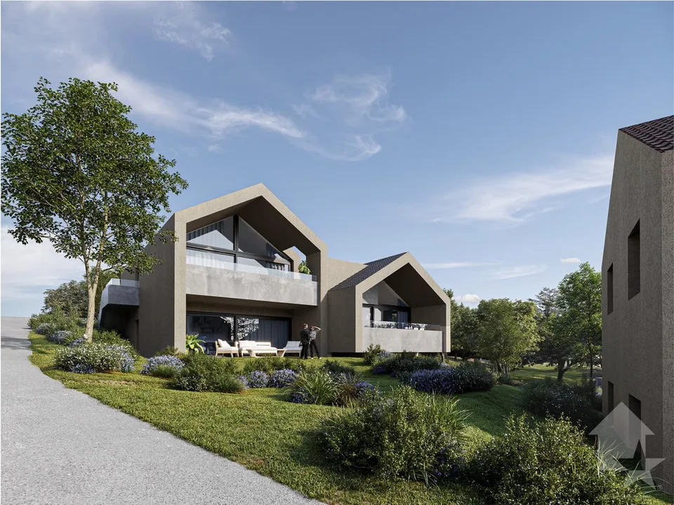 Appartement 3.5 pièces avec jardin à l'architecture moderne et épurée