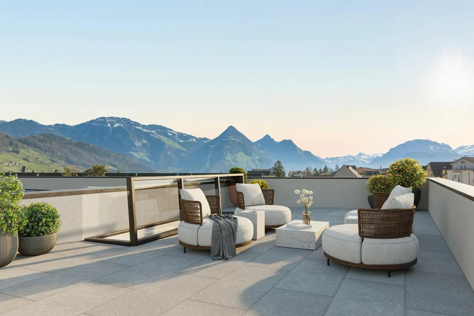 4.5 Zi. Neubau-Attika mit Dachterrasse 4.B