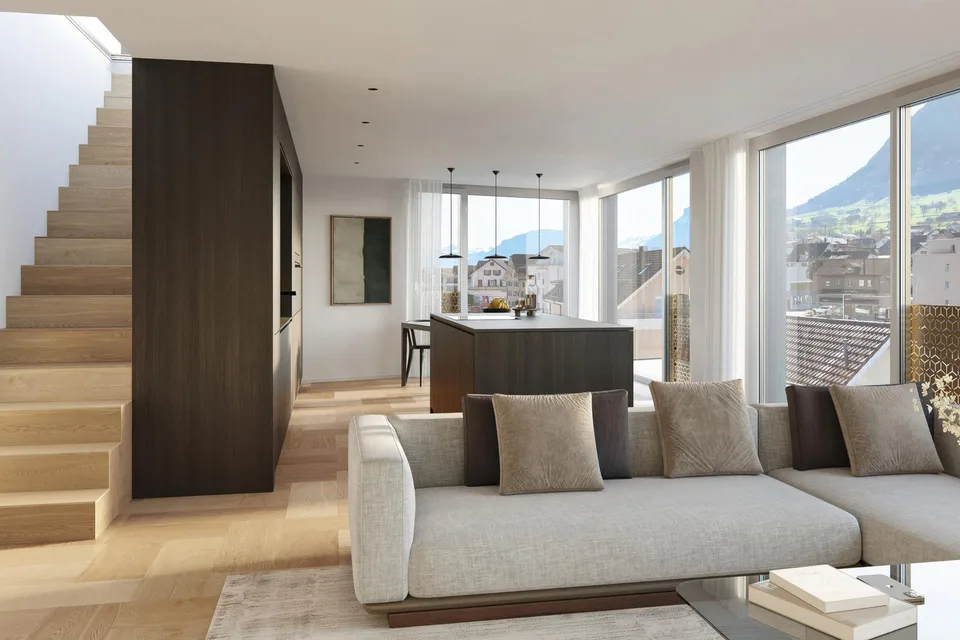 4.5 Zi. Neubau-Attika mit Dachterrasse 4.B
