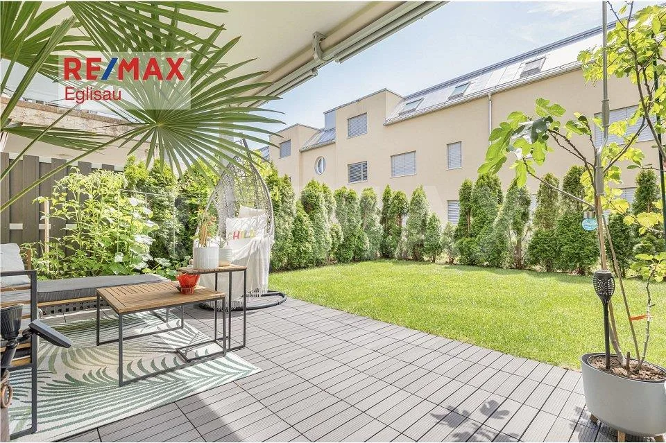 Moderne Gartenwohnung mit privatem Rückzugsort im Grünen