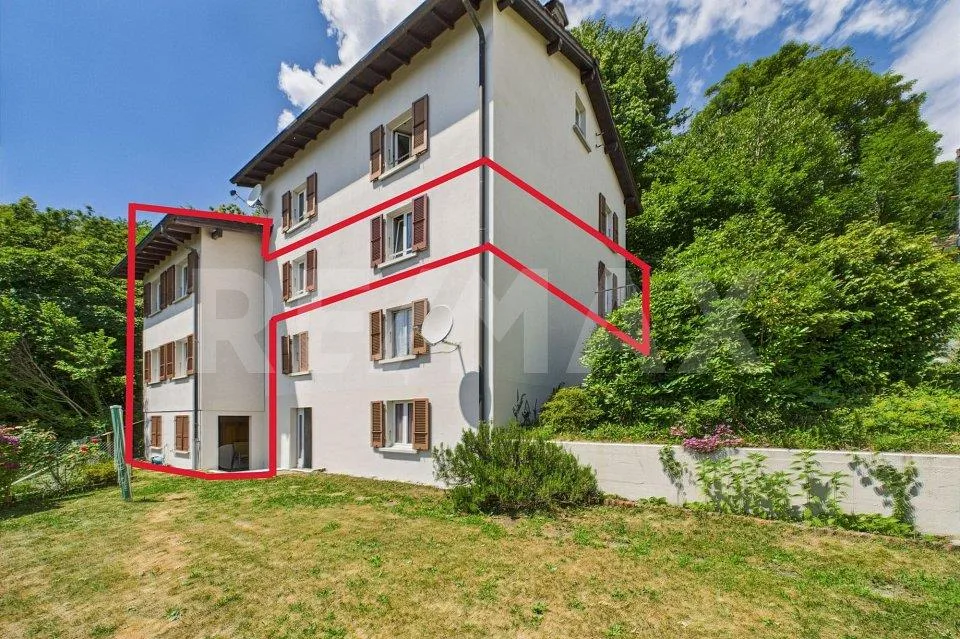 CORTICIASCA (TI): 5½ locali con giardino, splendida vista aperta e finiture rinnovate