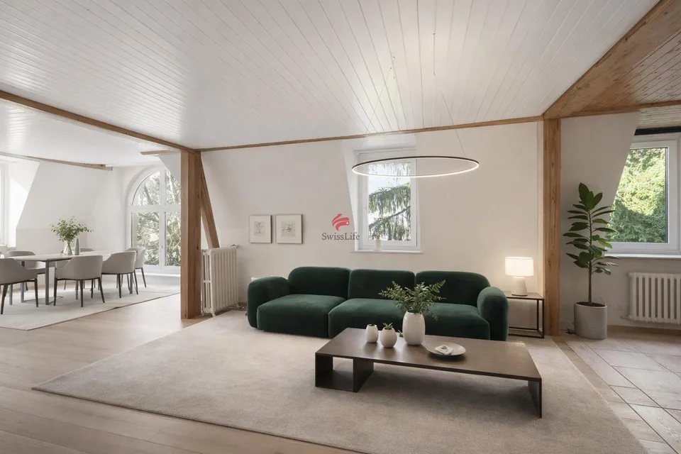 Einzigartige Maisonette in prachtvoller Jugendstilvilla