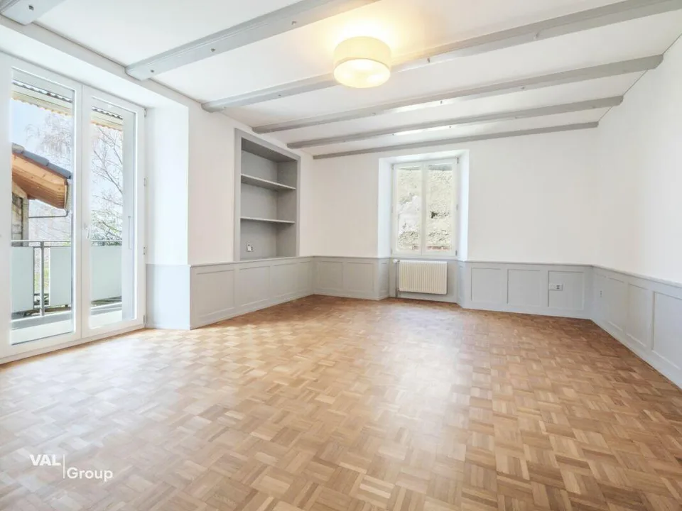 Renovierte 4.5-Zimmer-Altbauwohnung mit Charme und schönem Garten