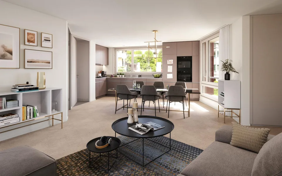 Appartement de 2,5 pièces élégant avec terrasse à Zürich-Höngg