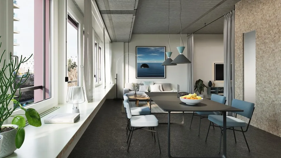 Vivere in loft nel "The Brick"; aperto, urbano, inondato di luce