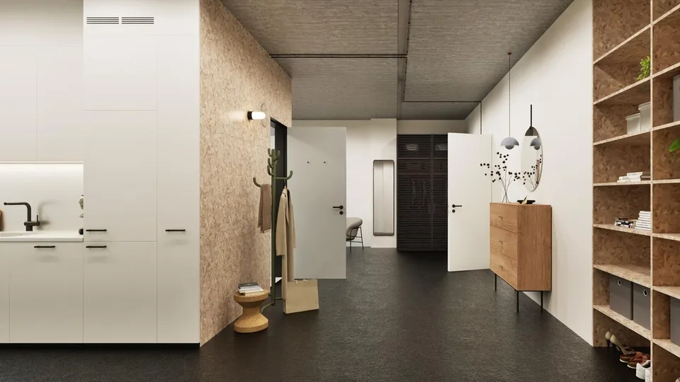 Vivere in loft nel "The Brick"; aperto, urbano, inondato di luce
