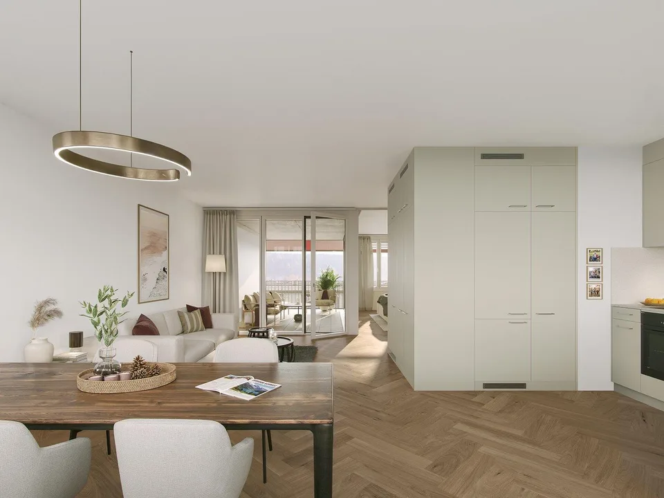 Modernes Wohnen mit grosser Loggia - Willkommen in den Übergärten