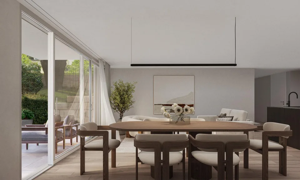 EQUINOX76 - Appartamento con giardino in una posizione privilegiata su una collina